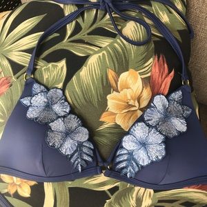 VS Blue Floral Bikini